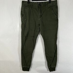 Publish Brand Jogger Pants Mens Size 36 (35x30 Actual) Green Stretch Cotton